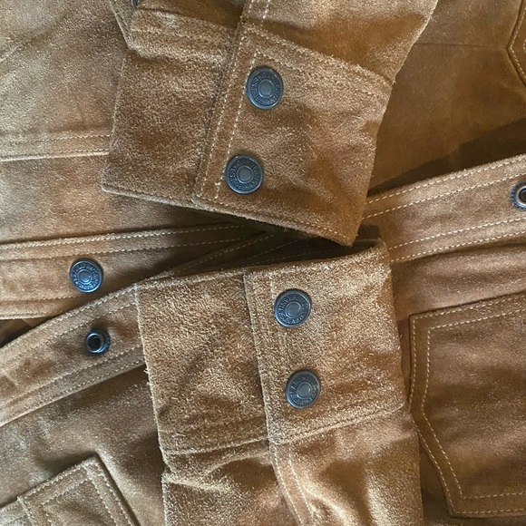 GAP suede leather shirt jacket like NEW - Picture 5 of 10